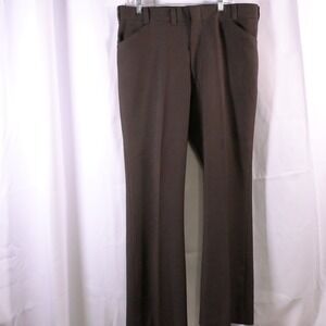 Vintage JCPenney Brown Dress‎ Slacks Men's Approx 36x31.5